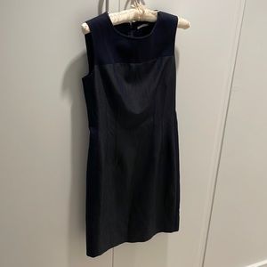 T Tahari blue dress